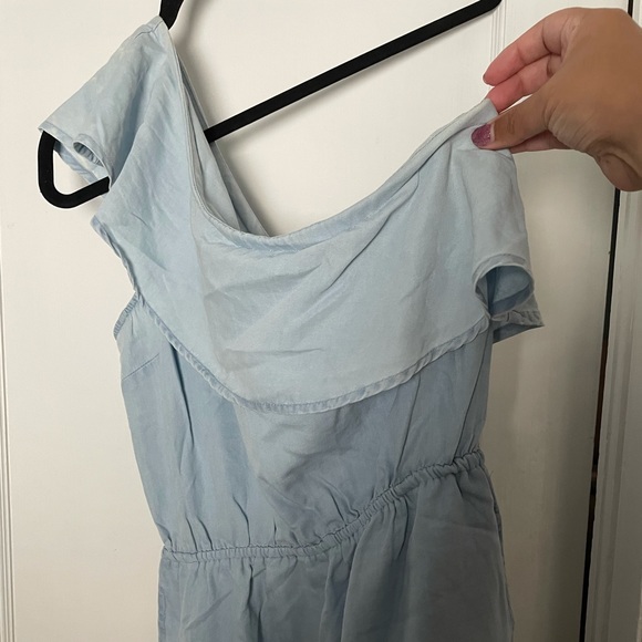 Guess Light Blue One Shoulder Dress - Picture 2 of 14